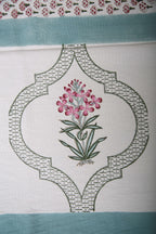 Handblock Print Bordsöverdrag i 100% Bomull med Elegant Design | Perfekt för Lyxig Inredning 5