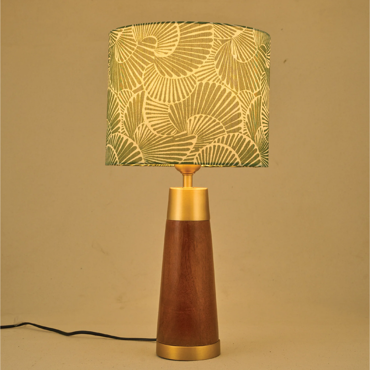 RIO-kollektionen | Bordlampa i Mangoträ med Vintage Design | Perfekt för Heminredning 1