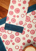 Rosalia | Diskhandduk Set i 100% Bomull med Handblockstryck | Elegant Design för Ditt Kök 0