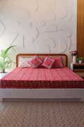 Royal Jaipur Harmony | Bäddset i 100% Bomull med Handblocktryck | Elegant Design för Sovrummet 0