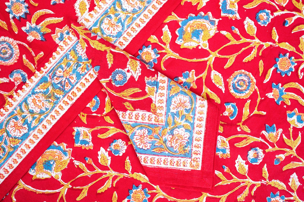 Royal Jaipur Harmony | Premium Sänglinne Set med Handblocktryck | King Size för Elegant Sovrum 7