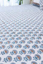 Rustik Charm | Quiltset i 100% Bomull med Handblocktryck | Varm och Inbjudande Atmosfär för Hemmet 3