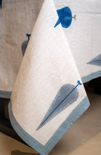 Traditionell Handblocktryckt Bordsöverdrag i 100% Bomull med Tidlös Elegans för Elegant Heminredning 2